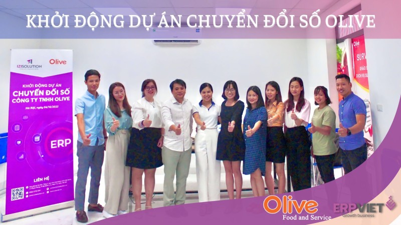 KHỞI ĐỘNG DỰ ÁN CHUYỂN ĐỔI SỐ CÔNG TY TNHH OLIVE