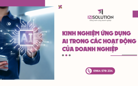 Kinh nghiệm ứng dụng AI trong các hoạt động của doanh nghiệp