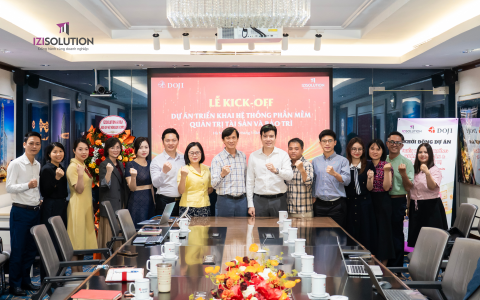IZISolution đồng hành cùng DOJI: Triển khai Hệ thống phần mềm Quản lý tài sản và Bảo trì thiết bị
