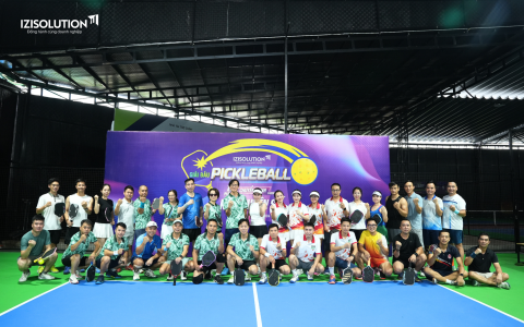 Kỷ niệm 10 năm thành lập IZISolution: Lan tỏa tinh thần thể thao qua giải đấu Pickleball & Cầu lông