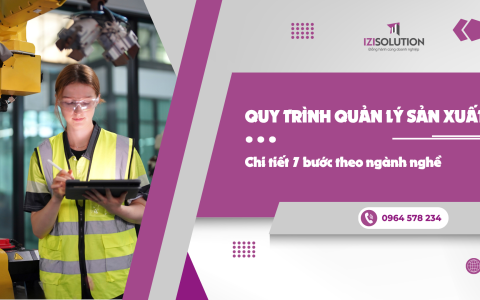 Quy trình quản lý sản xuất: Chi tiết 7 bước theo ngành nghề