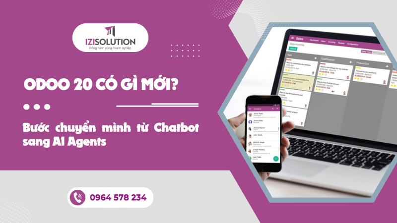 Odoo 20 có gì mới? Bước chuyển mình từ Chatbot sang AI Agents