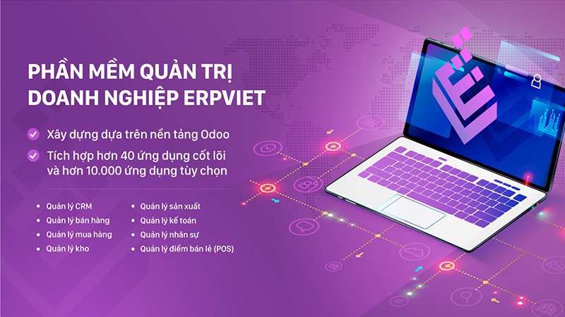 Tư vấn và triển khai hệ thống phần mềm quản trị doanh nghiệp ERPViet