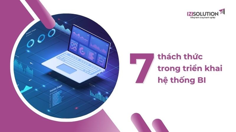 7 thách thức trong triển khai hệ thống BI