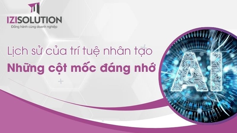 Lịch sử của trí tuệ nhân tạo - Những cột mốc đáng nhớ