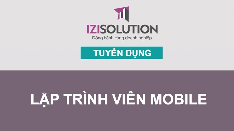 Tuyển dụng Lập trình viên Mobile