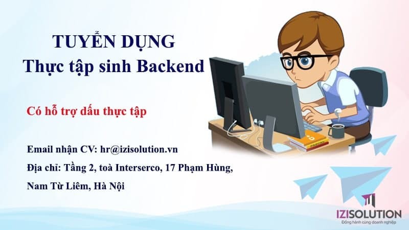 Tuyển dụng Thực tập Lập trình Back end (Python/Odoo) Đợt I/2022