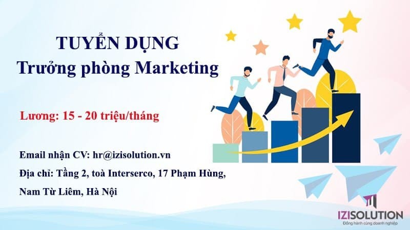 Tuyển dụng Trưởng phòng Marketing