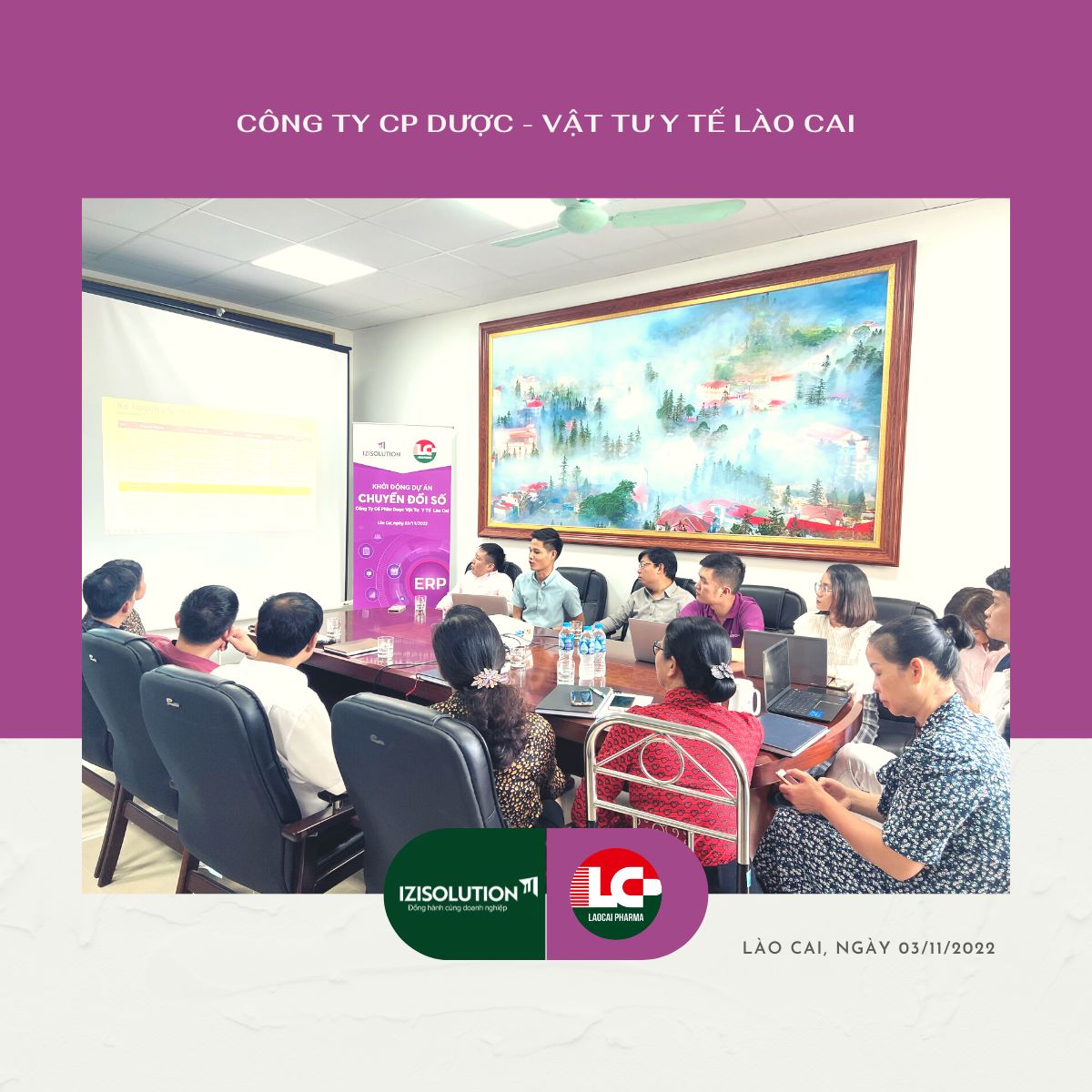 Khởi động dự án chuyển đổi số công ty CP dược Lào Cai Pharma 2