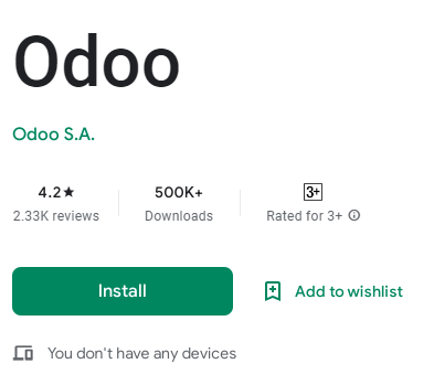 Download Odoo trên android