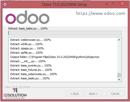 Hướng dẫn cài đặt Odoo 15 cho windows 9