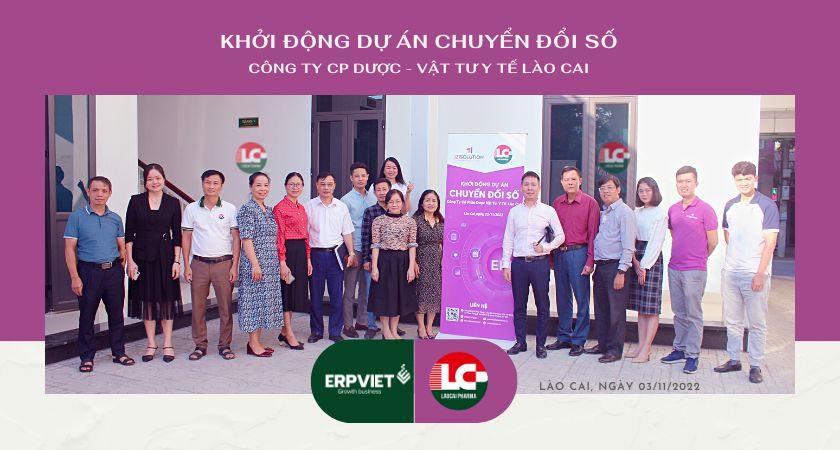 Khởi động dự án chuyển đổi số công ty CP dược Lào Cai Pharma