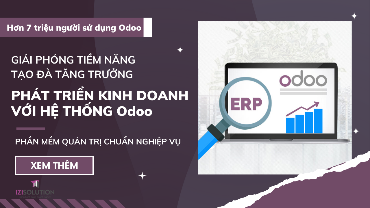 Phát triển kinh doanh với phần mềm Odoo