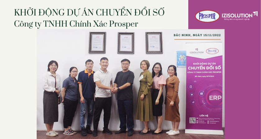 Khởi động dự án chuyển đổi số Prosper