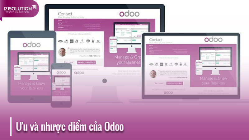 Ưu điểm và hạn chế của phần mềm Odoo là gì?