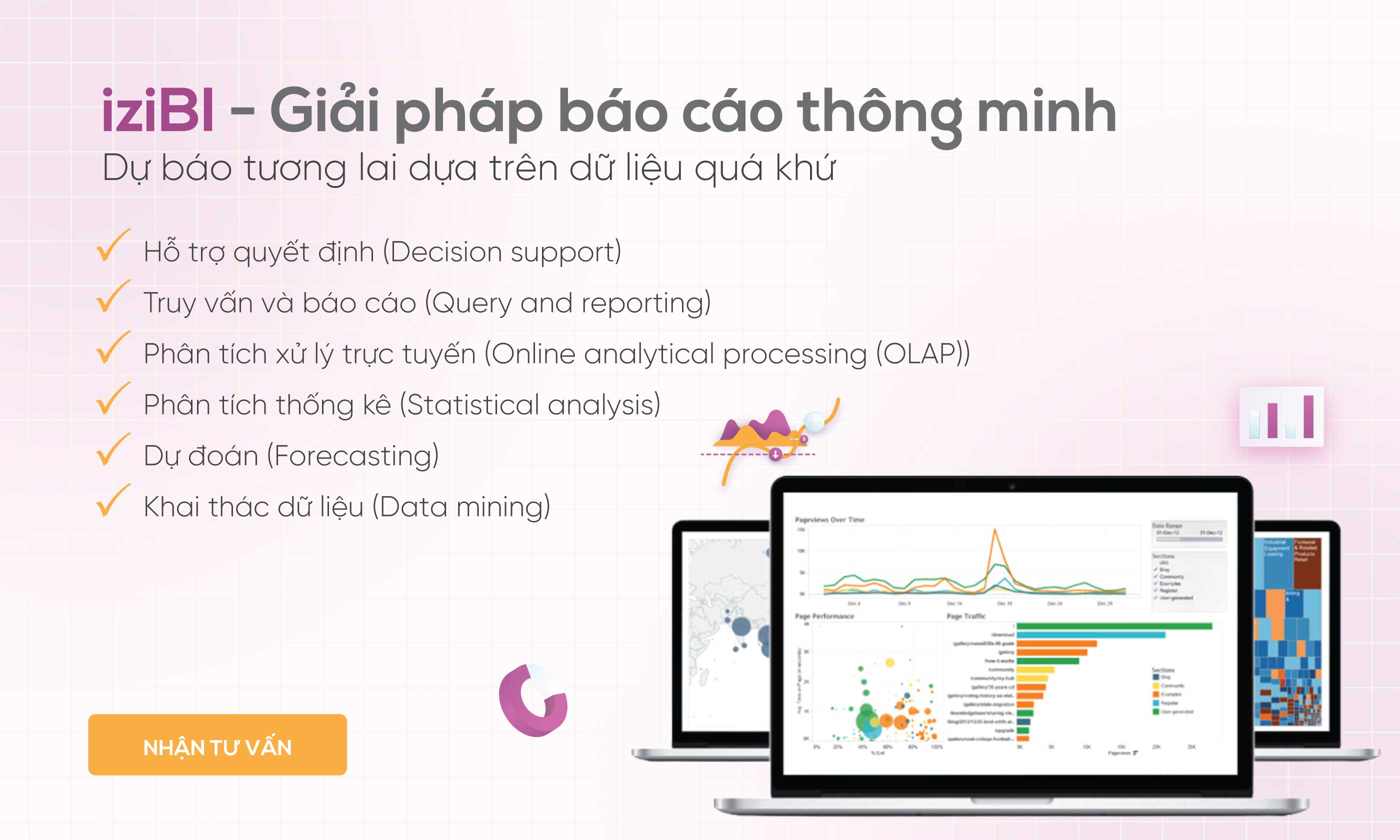 Giải pháp báo cáo thông minh iziBI